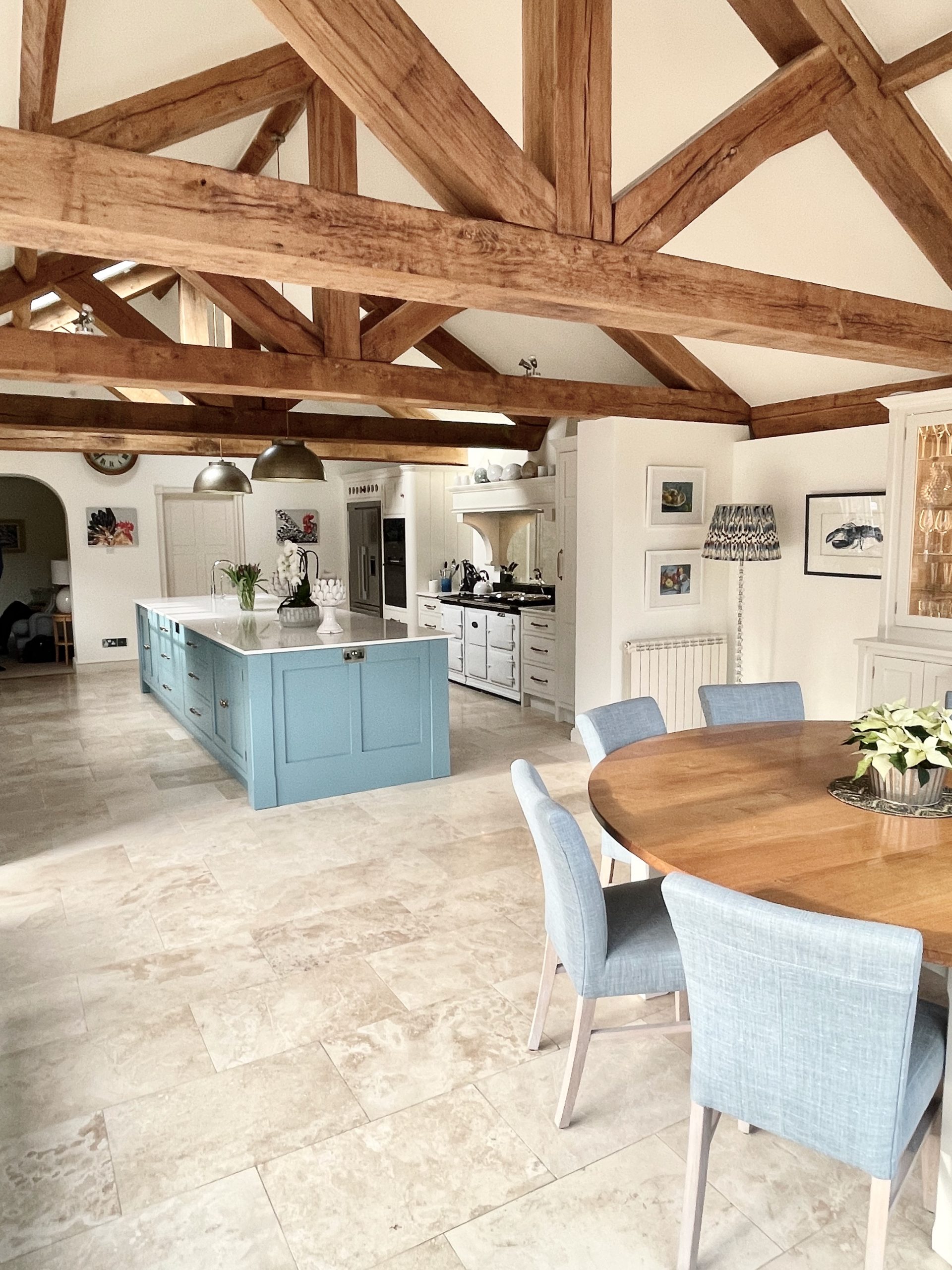 Beautiful hand painted kitchen